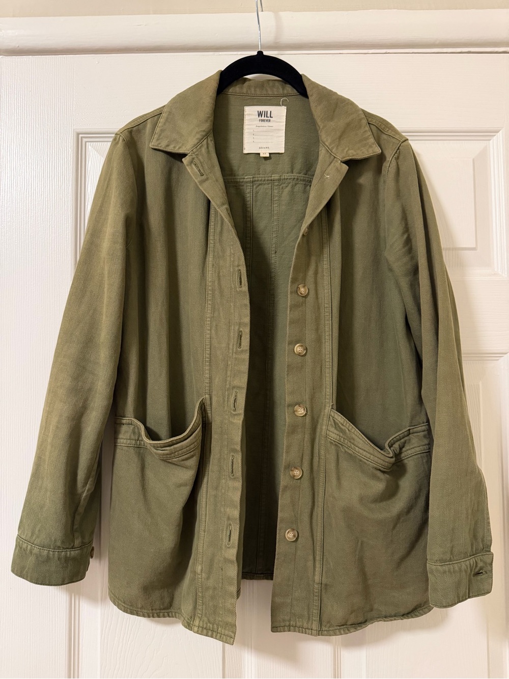 Sezane XS Khaki Will Jacket - Picture 2 of 6